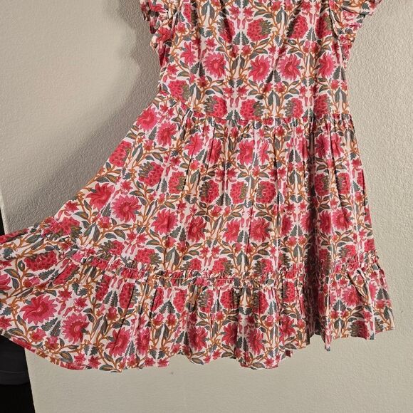 Caroline Constas Flutter Mini Dress Strawberry Print Sz M New - Picture 8 of 9